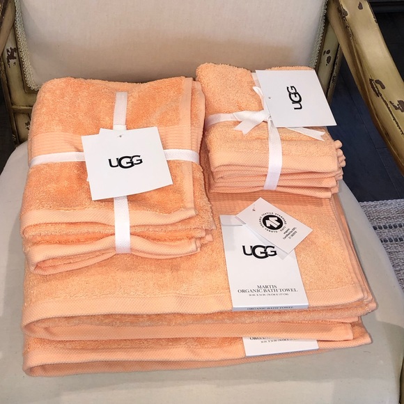 UGG Bath Nwt Ugg Martis 0 Organic Cotton Bath Towel 8piece Set